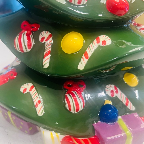 Christopher Radko Christmas Tree Cookie Jar Retired 2011 - Picture 3 of 6